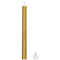 12" Gold Glittered Flameless Taper Candles, 2ct.